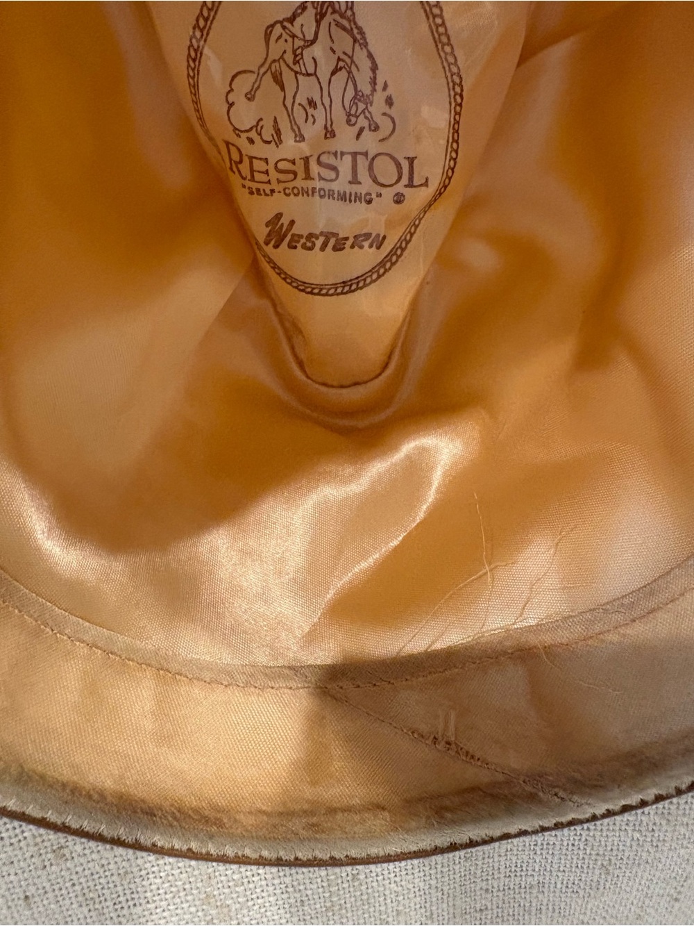 Resistol Western Cowboy Hat / Feather Hat Band / Vintage Western Style - Picture 7 of 7
